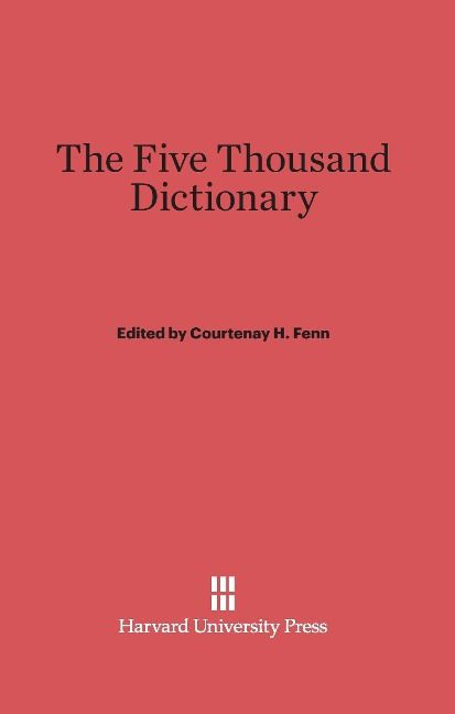 Produktbild: The Five Thousand Dictionary