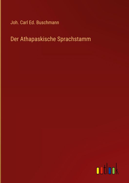Produktbild: Der Athapaskische Sprachstamm