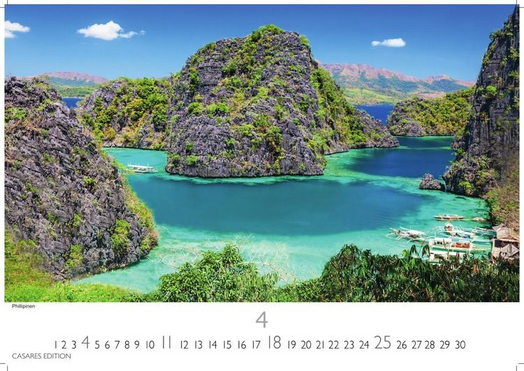 Produktbild: Trauminseln Kalender 2027 &ndash; Wandkalender | Fotokalender Naturkalender 35x50cm - Hochwertige Fotos von den sch&ouml;nsten Trauminseln weltweit &ndash; perfekt f&uuml;r Natur- und Reiseenthusiasten.