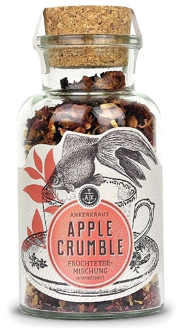 Produktbild: Ankerkraut Apple Crumble Fr&uuml;chtetee, Korkenglas