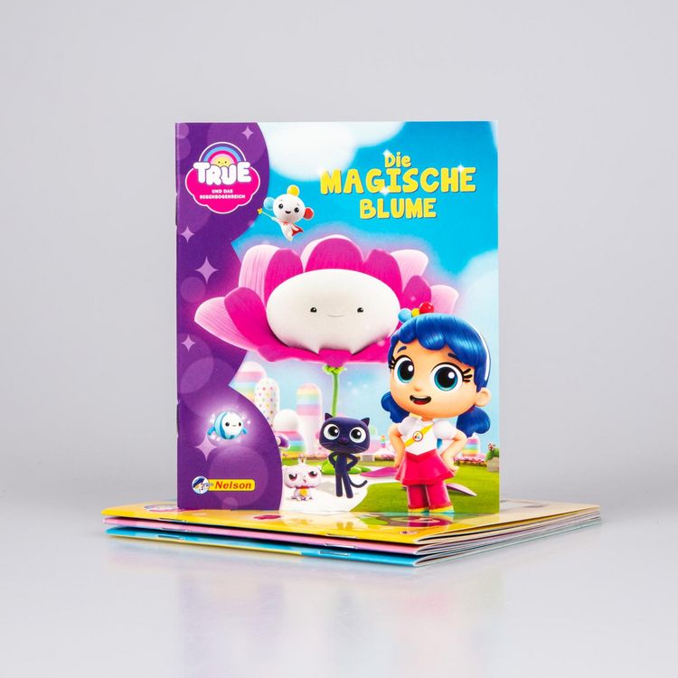 Produktbild: Nelson Mini-B&uuml;cher: 4er True und das Regenbogenreich 1-4