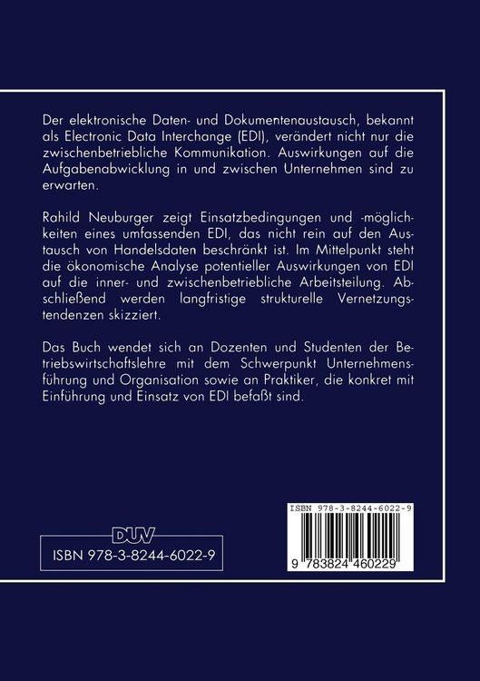 Produktbild: Electronic Data Interchange