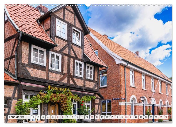 Produktbild: Ein Blick auf Nienburg an der Weser in Farbe (Wandkalender 2027 DIN A2 quer), CALVENDO Monatskalender