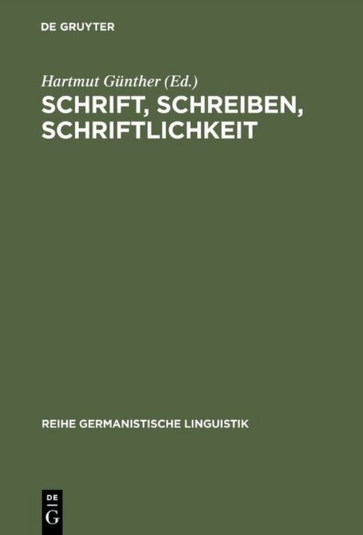 Produktbild: Schrift, Schreiben, Schriftlichkeit