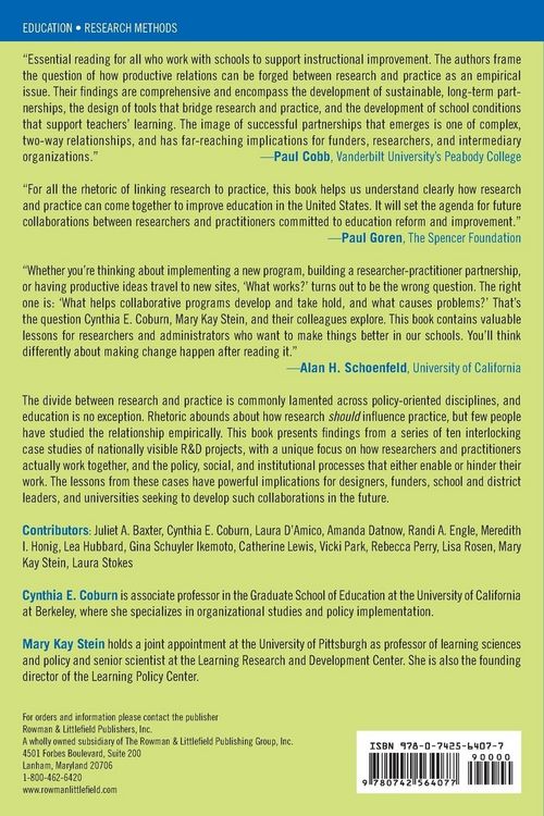 Produktbild: Research and Practice in Education