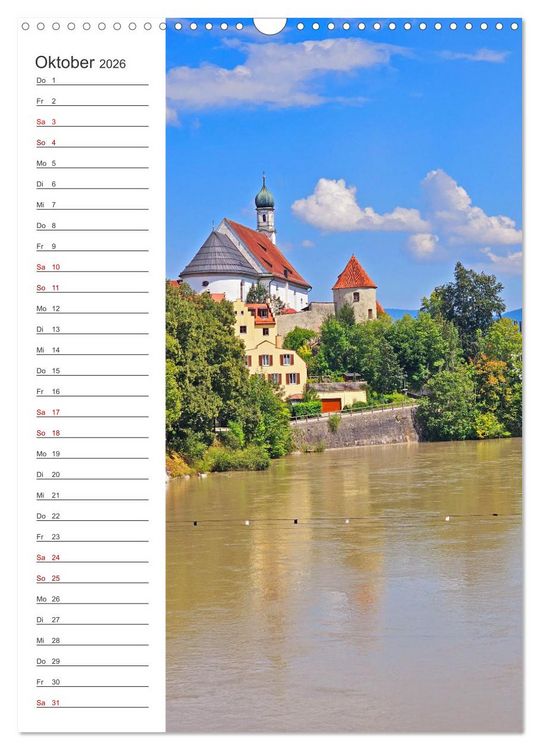 Produktbild: Auf dem Lechradweg - Zwischen Formarinsee und Landsberg am Lech (Wandkalender 2026 DIN A3 hoch), CALVENDO Monatskalender