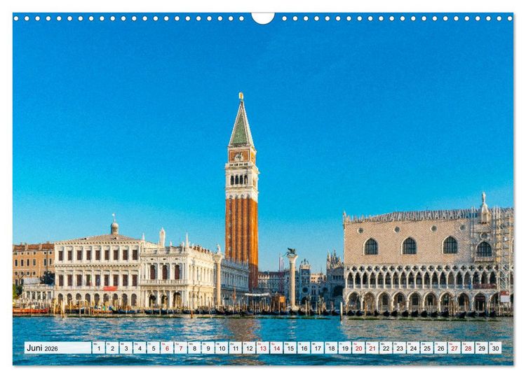Produktbild: Venedig. Lagunenstadt in Italien (Wandkalender 2026 DIN A3 quer), CALVENDO Monatskalender