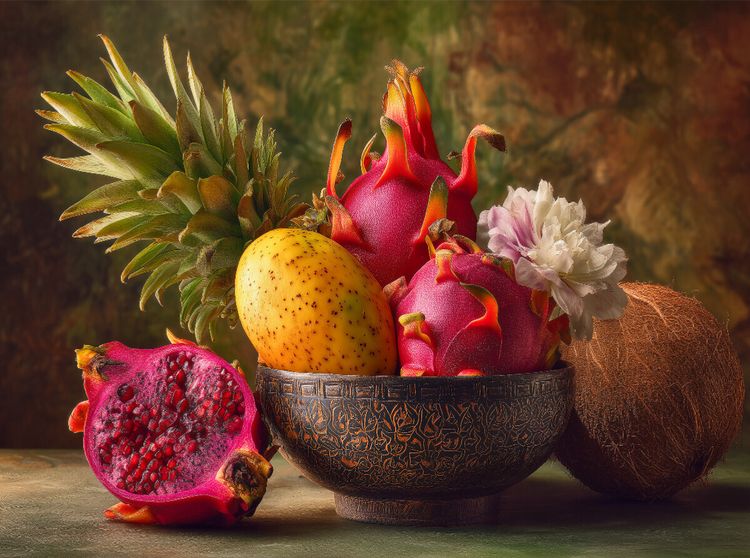 Produktbild: CALVENDO Puzzle Tropische Fr&uuml;chte, Farben des Sommers | 2000 Teile Lege-Gr&ouml;&szlig;e 90x67cm Foto-Puzzle f&uuml;r gl&uuml;ckliche Stunden