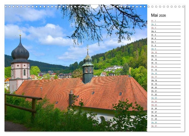 Produktbild: Hochschwarzwald (Wandkalender 2026 DIN A3 quer), CALVENDO Monatskalender
