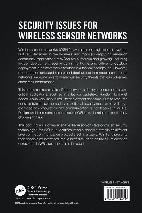 Produktbild: Security Issues for Wireless Sensor Networks