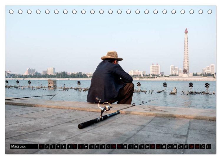 Produktbild: BILDER AUS NORDKOREA (Tischkalender 2026 DIN A5 quer), CALVENDO Monatskalender
