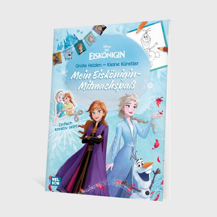 Produktbild: Disney Die Eisk&ouml;nigin: Disney Die Eisk&ouml;nigin: Gro&szlig;e Helden - Kleine K&uuml;nstler: Mein Eisk&ouml;nigin-Mitmachspa&szlig;
