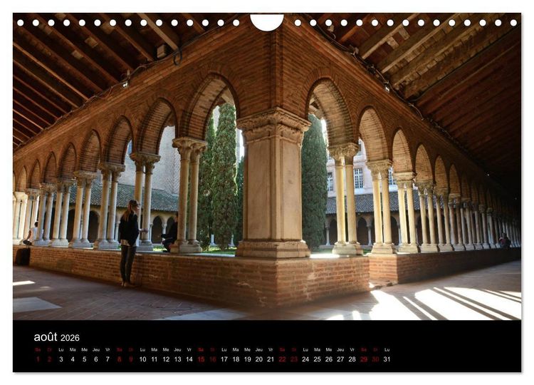 Produktbild: Toulousaine (Calendrier mural 2026 DIN A4 vertical), CALVENDO calendrier mensuel