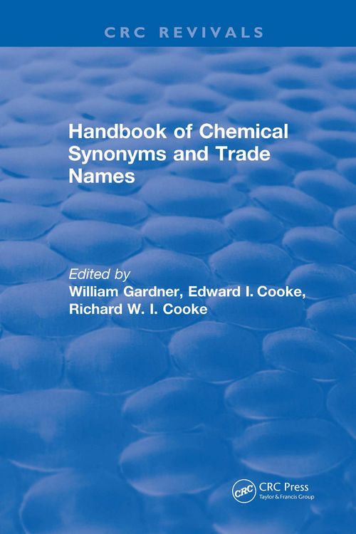 Produktbild: Handbook of Chemical Synonyms and Trade Names