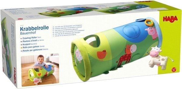 Produktbild: HABA 301197 - Krabbelrolle Bauernhof, Hilfe zum Krabbeln Lernen