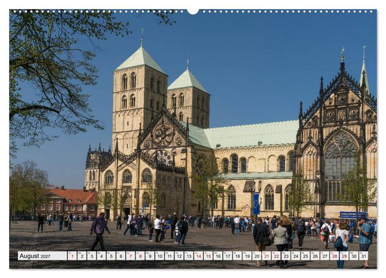 Produktbild: Lebenswertes M&uuml;nster (Wandkalender 2027 DIN A2 quer), CALVENDO Monatskalender
