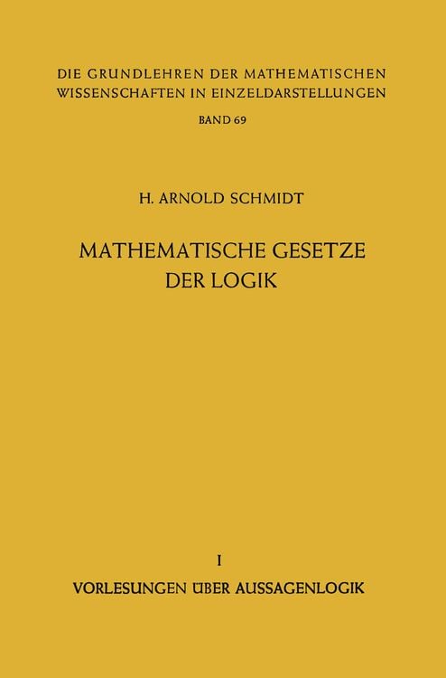 Produktbild: Mathematische Gesetze der Logik I