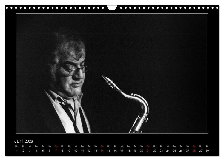 Produktbild: Jazz onstage (Wandkalender 2026 DIN A3 quer), CALVENDO Monatskalender