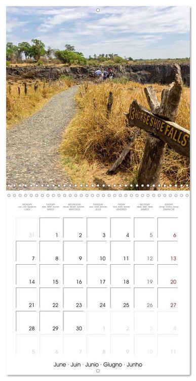 Produktbild: Victoria Falls natural wonders on the Zambezi (Wall Calendar 2027 12 &times; 12 Inch) CALVENDO 12 Month Wall Calendar