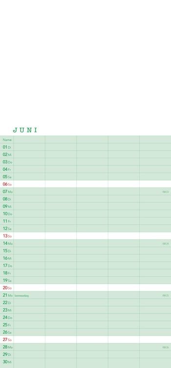 Produktbild: Familienplaner zum Selbstgestalten 2027