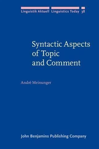 Produktbild: Syntactic Aspects of Topic and Comment