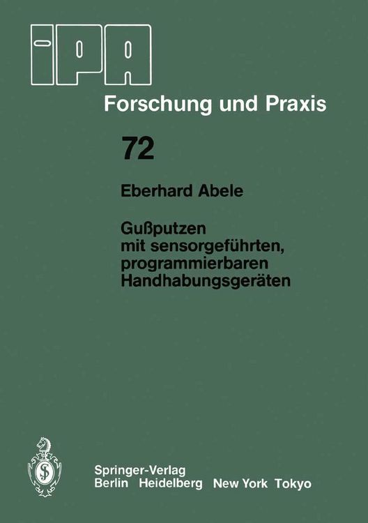 Produktbild: Gu&szlig;putzen mit sensorgef&uuml;hrten, programmierbaren Handhabungsger&auml;ten