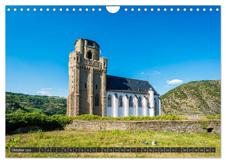 Produktbild: Oberwesel - Stadt der T&uuml;rme (Wandkalender 2026 DIN A4 quer), CALVENDO Monatskalender