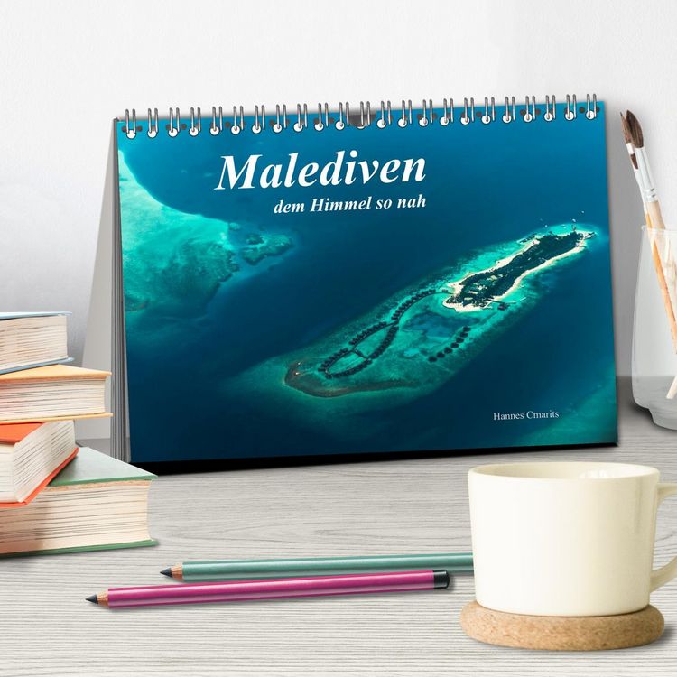 Produktbild: Malediven - dem Himmel so nah (Tischkalender 2026 DIN A5 quer), CALVENDO Monatskalender