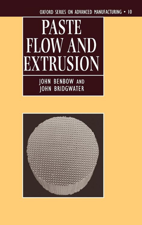 Produktbild: Paste Flow and Extrusion