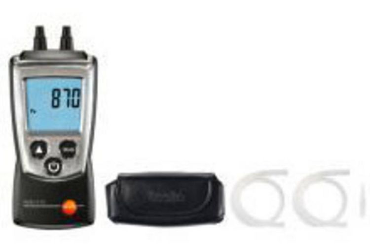 Produktbild: Testo 510 Druck-Messger&auml;t Luftdruck 0 - 100hPa Magnetische R&uuml;ckseite