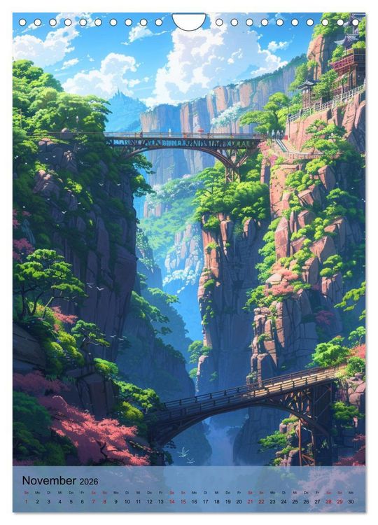 Produktbild: Immer wieder Anime (Wandkalender 2026 DIN A4 hoch), CALVENDO Monatskalender