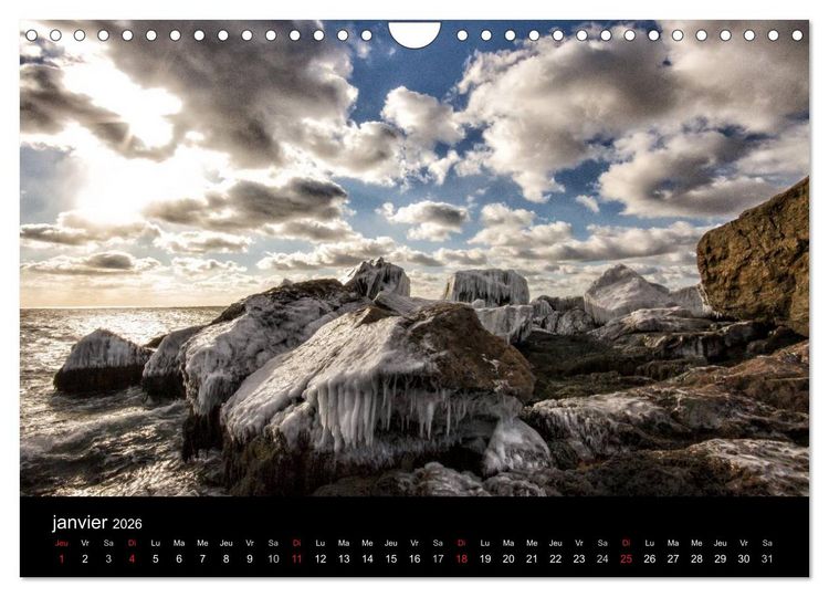 Produktbild: Saint-Pierre et Miquelon &agrave; l'&eacute;tat sauvage (Calendrier mural 2026 DIN A4 vertical), CALVENDO calendrier mensuel