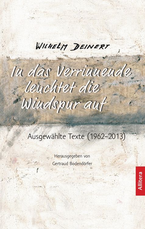 Produktbild: In das Verrinnende leuchtet die Windspur auf