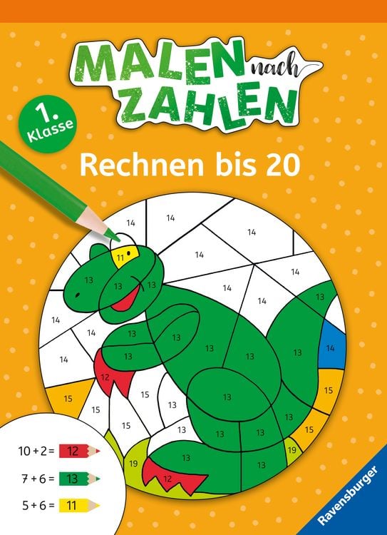Produktbild: Malen nach Zahlen - 1. Klasse: Rechnen bis 20