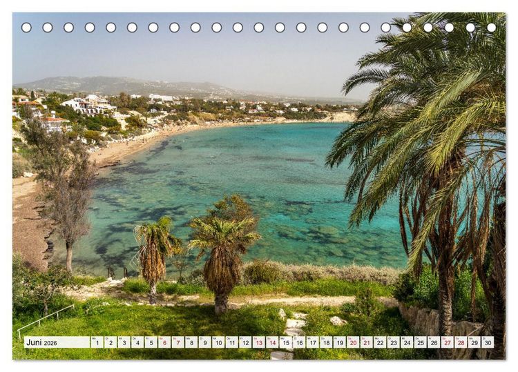 Produktbild: Trauminsel Zypern (Tischkalender 2026 DIN A5 quer), CALVENDO Monatskalender