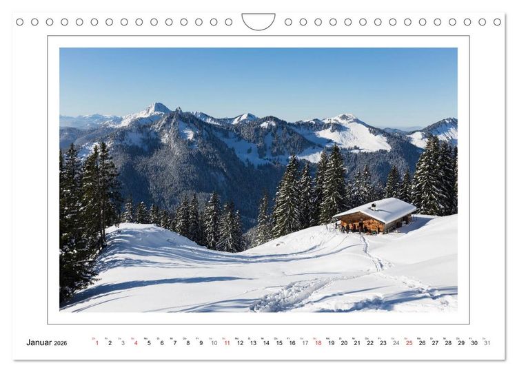 Produktbild: Unterwegs in den Bayerischen Voralpen (Wandkalender 2026 DIN A4 quer), CALVENDO Monatskalender