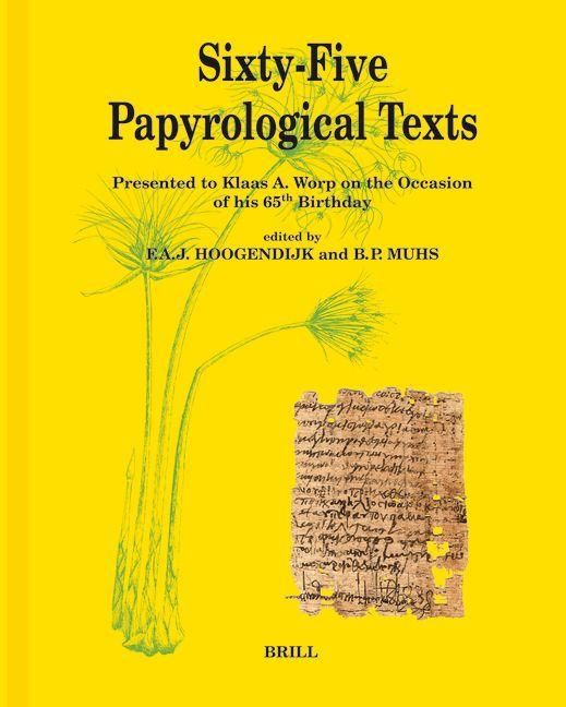 Produktbild: Sixty-Five Papyrological Texts