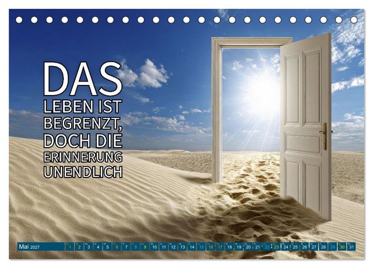 Produktbild: Trost - in stillen Momenten (Tischkalender 2027 DIN A5 quer), CALVENDO Monatskalender