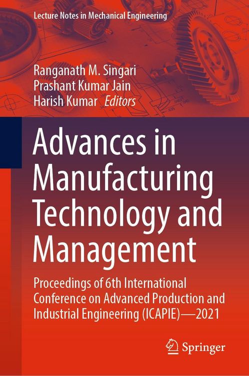 Produktbild: Advances in Manufacturing Technology and Management