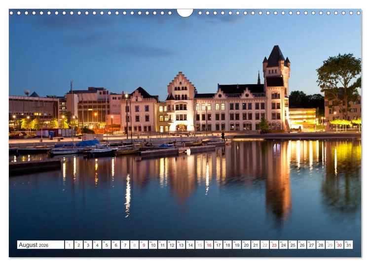 Produktbild: Blaue Stunde in Nordrhein-Westfalen (Wandkalender 2026 DIN A3 quer), CALVENDO Monatskalender