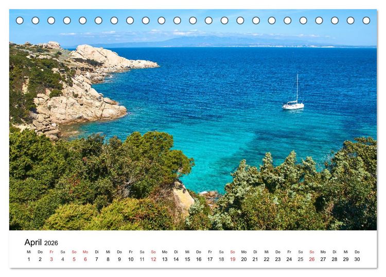 Produktbild: Europas einzigartige K&uuml;sten (Tischkalender 2026 DIN A5 quer), CALVENDO Monatskalender