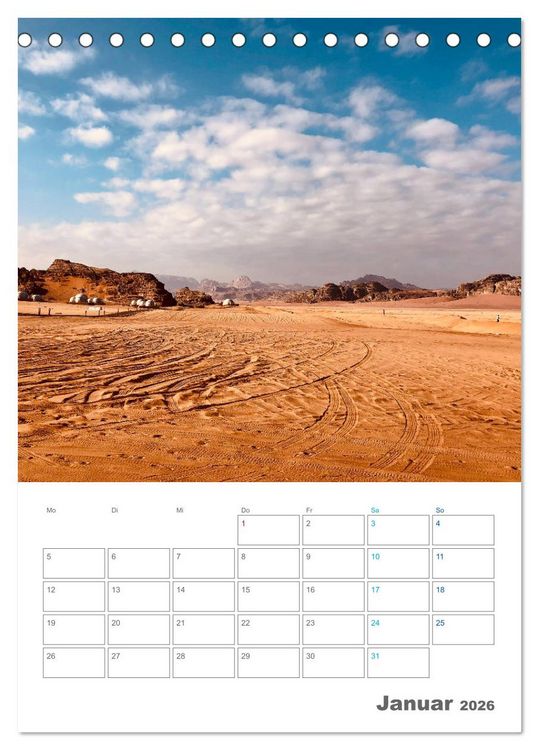 Produktbild: Jordanien ein Schatz im Orient (Tischkalender 2026 DIN A5 hoch), CALVENDO Monatskalender