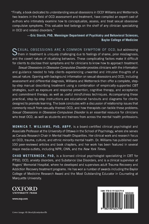 Produktbild: Sexual Obsessions in Obsessive-Compulsive Disorder