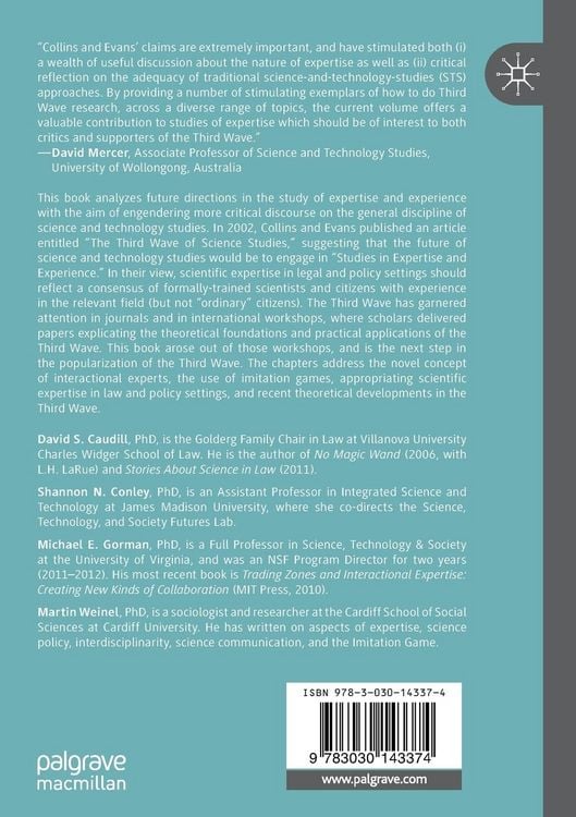 Produktbild: The Third Wave in Science and Technology Studies