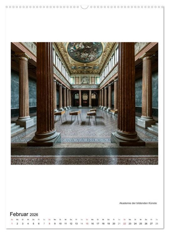 Produktbild: Raumperspektiven (Wandkalender 2026 DIN A2 hoch), CALVENDO Monatskalender