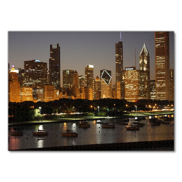 Produktbild: Lais Puzzle Chicago 1000 Teile
