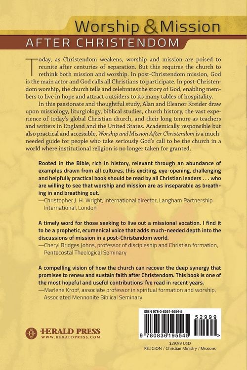 Produktbild: Worship and Mission After Christendom