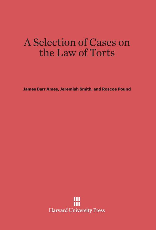 Produktbild: A Selection of Cases on the Law of Torts