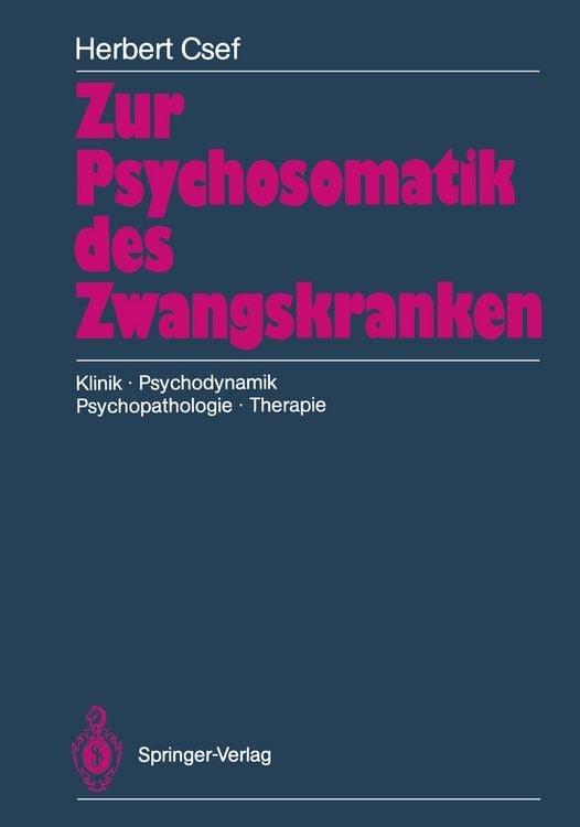 Produktbild: Zur Psychosomatik des Zwangskranken