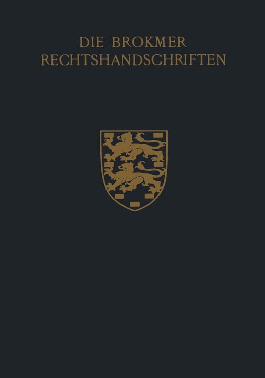 Produktbild: Die Brokmer Rechtshandschriften